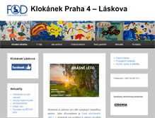 Tablet Screenshot of klokanek-laskova.cz